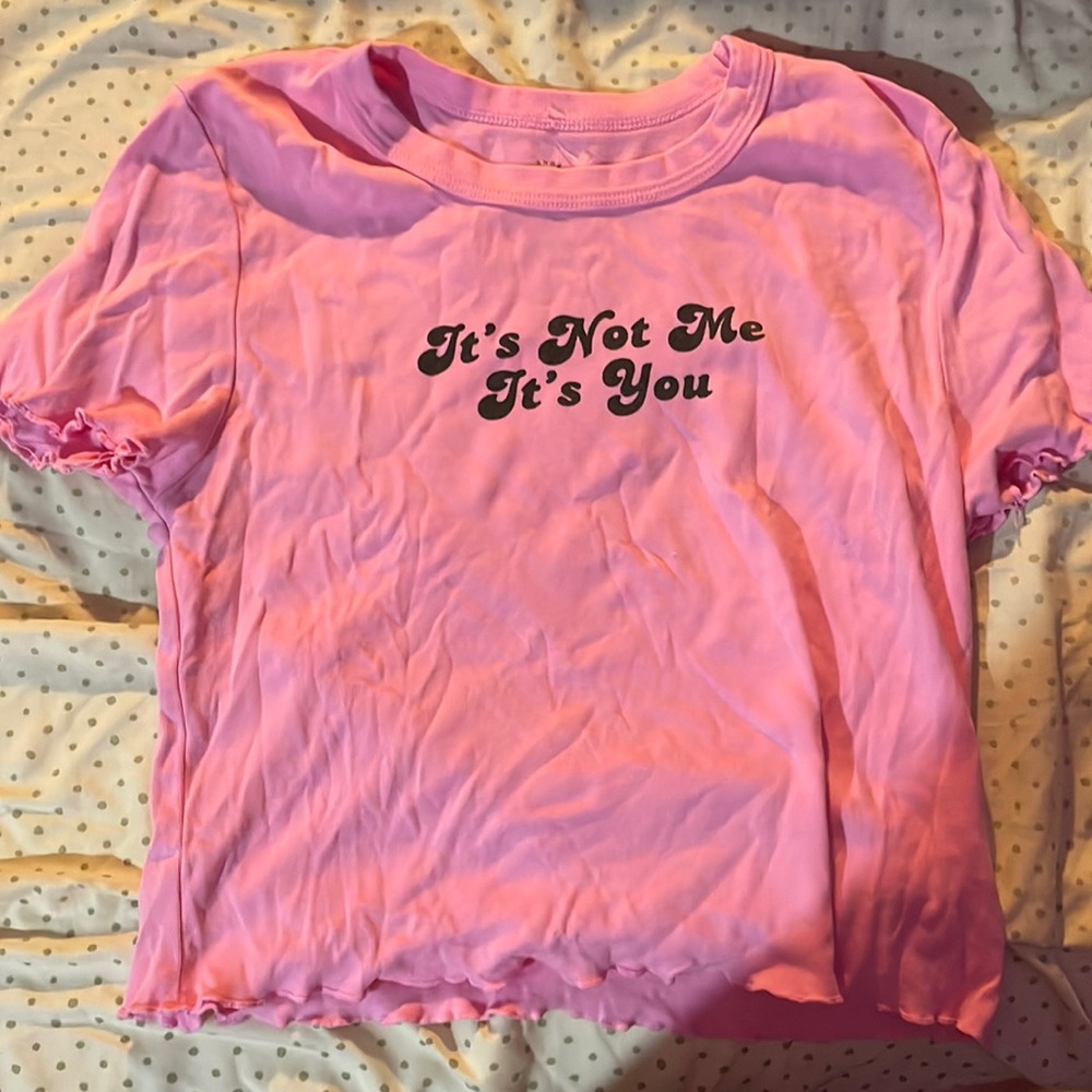 Pink Baby Tee From PacSun Size Medium